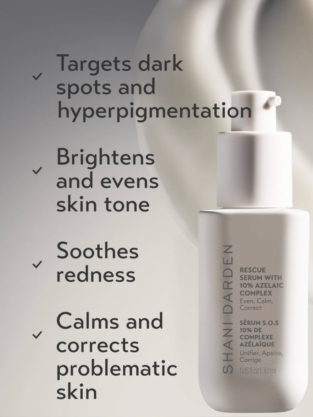 Shani Darden Rescue Serum with 10% Azelaic Complex NEW